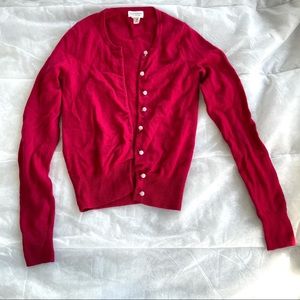 Club Monaco 100% Cashmere Cardigan Pink Sz XS